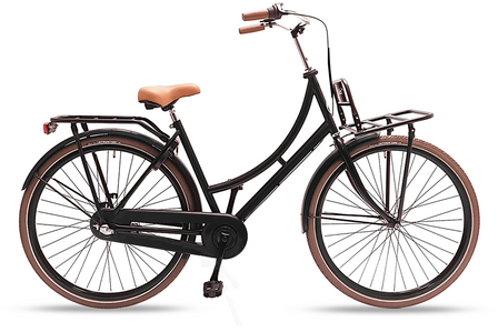 Avalon Pic-Up&nbsp;Transportfiets Dames Mat Zwart 57cm