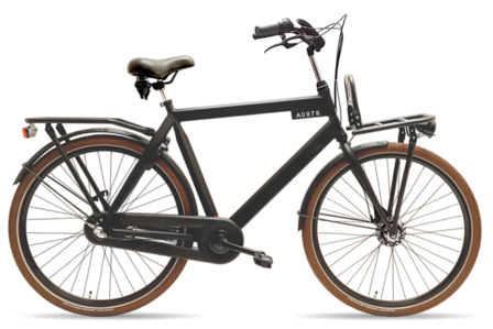 Avalon Style Heren N7 Mat Zwart 58cm