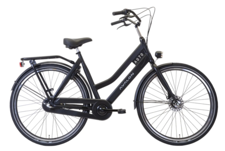 Avalon Style Dames N3 Transportfiets Mat Zwart