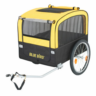 Hondenkar BLUE BIRD - zwart/geel