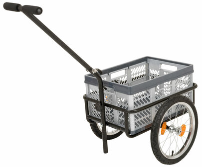 Open Remorque 16" met bak