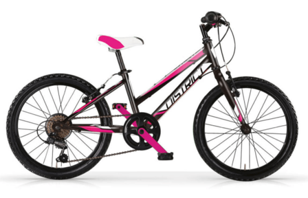 MBM District D 20inch 6sp Zwart-Fuchsia