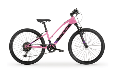 MBM District D 24inch 7sp Fuchsia-Zwart