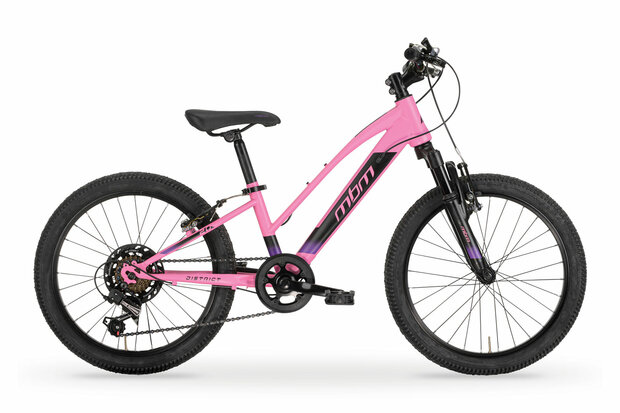 MBM District D 20inch 7sp Fuchsia-Zwart