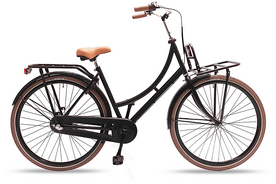 Avalon Pic-Up Transportfiets Dames Mat Zwart 57cm